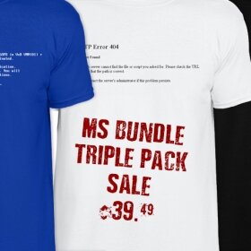 MS BUNDLE: Triple Pack Sale! <br />BSOD, 404, Bad Command